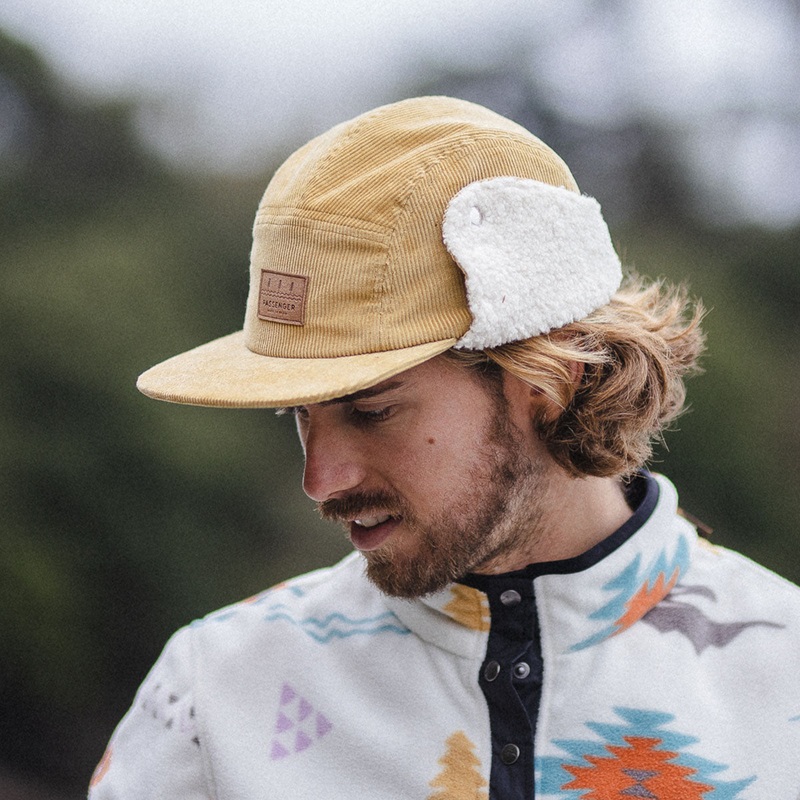 Cord Daytime Sherpa geftterte Mtze – Sandbraun