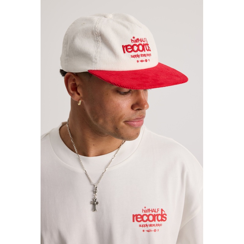 Half Half 5 Panel Cap Cord|OS