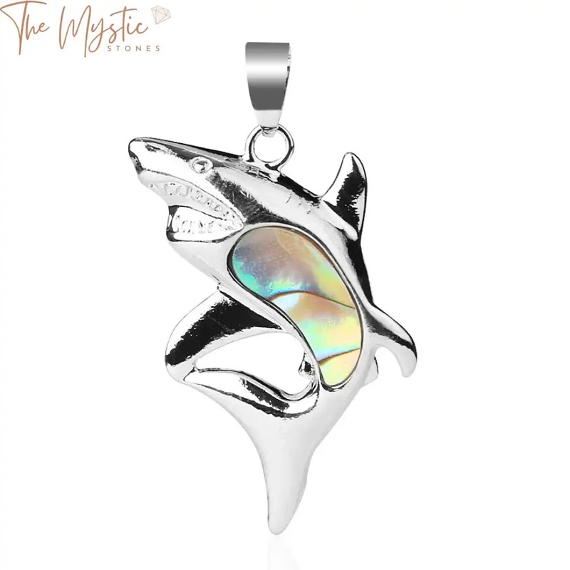 New Zealand Paua Abalone Dolphin Pendant