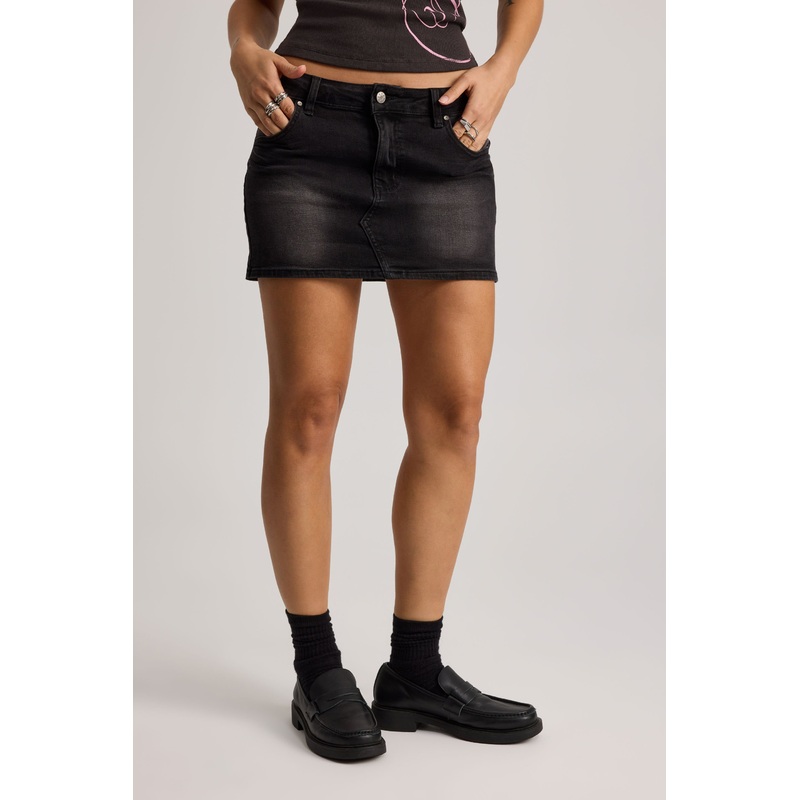 Stretch Denim Skirt|4|6|8|10|12|14