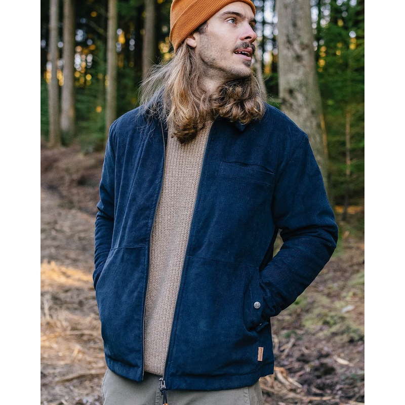 Alder Cordjacke – Dunkles Marineblau