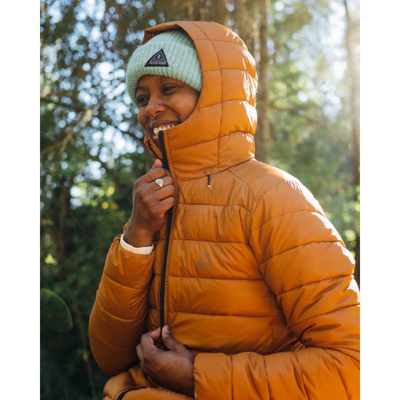 Pow Recycelte Isolierte Jacke – Glasierter Ingwer