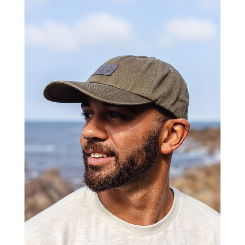 Canopy Recycelte Baumwolle Snapback Kappe – Khaki