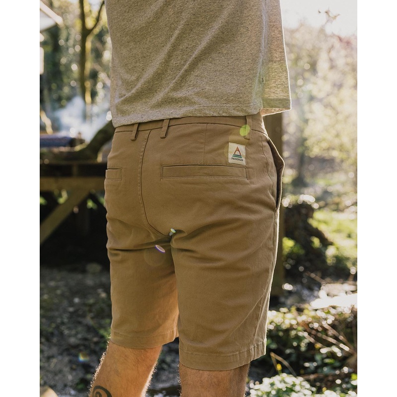 365 Bio-Baumwoll Shorts – Chinchilla Braun