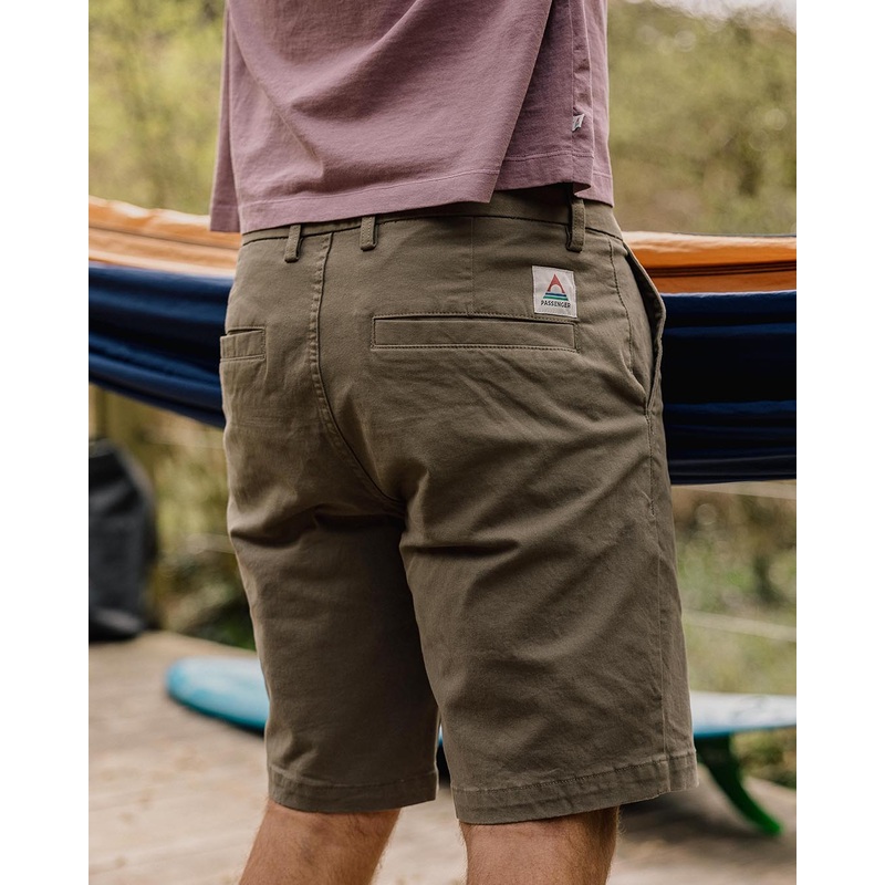 365 Bio-Baumwoll Shorts – Staubige Olive