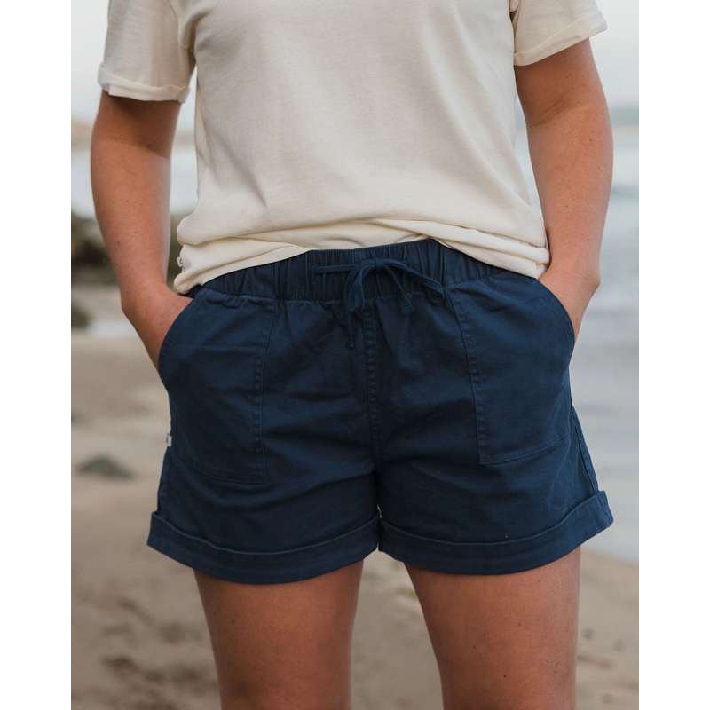 Carriso Bio-Baumwoll Shorts – Dunkler Denim