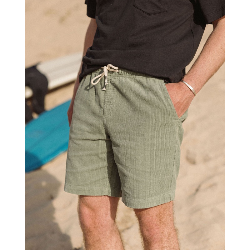 Drifter Cord Shorts – Pistazie