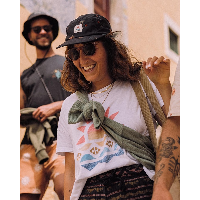 Aventura Recycelte 5-Panel-Kappe – Schwarz