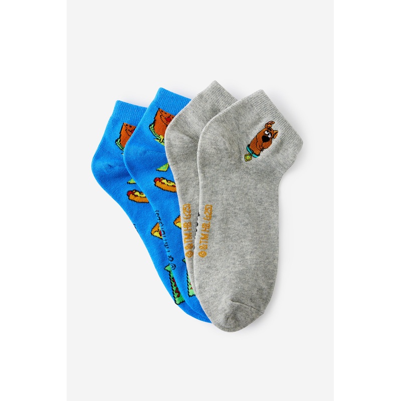 Scooby Doo 2 Pk Of Ankle Socks