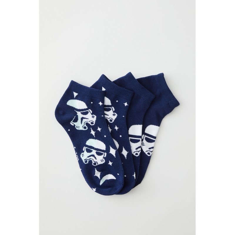 Star Wars 2 Pk Of Ankle Socks|SOLID