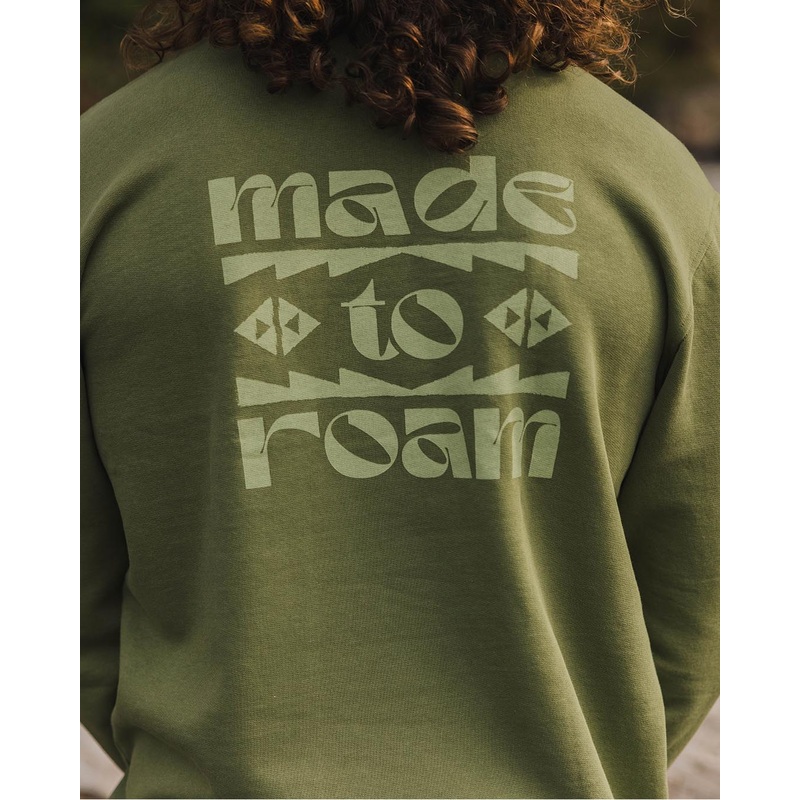 Sunrise Recycelte Baumwolle Sweatshirt – Lodengrn