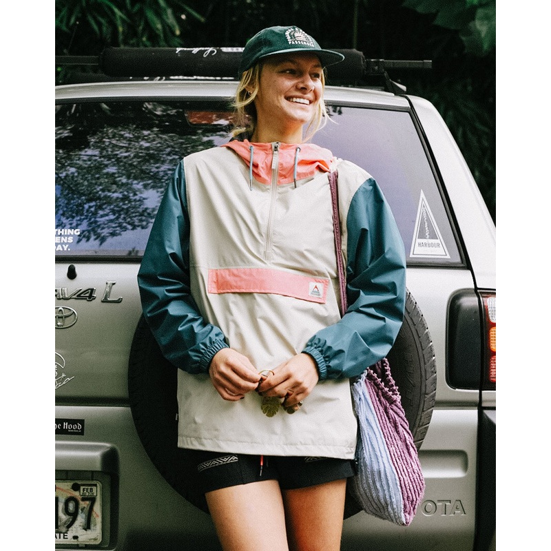 Eden Recycelte bergroe Wasserabweisende Jacke – Feder