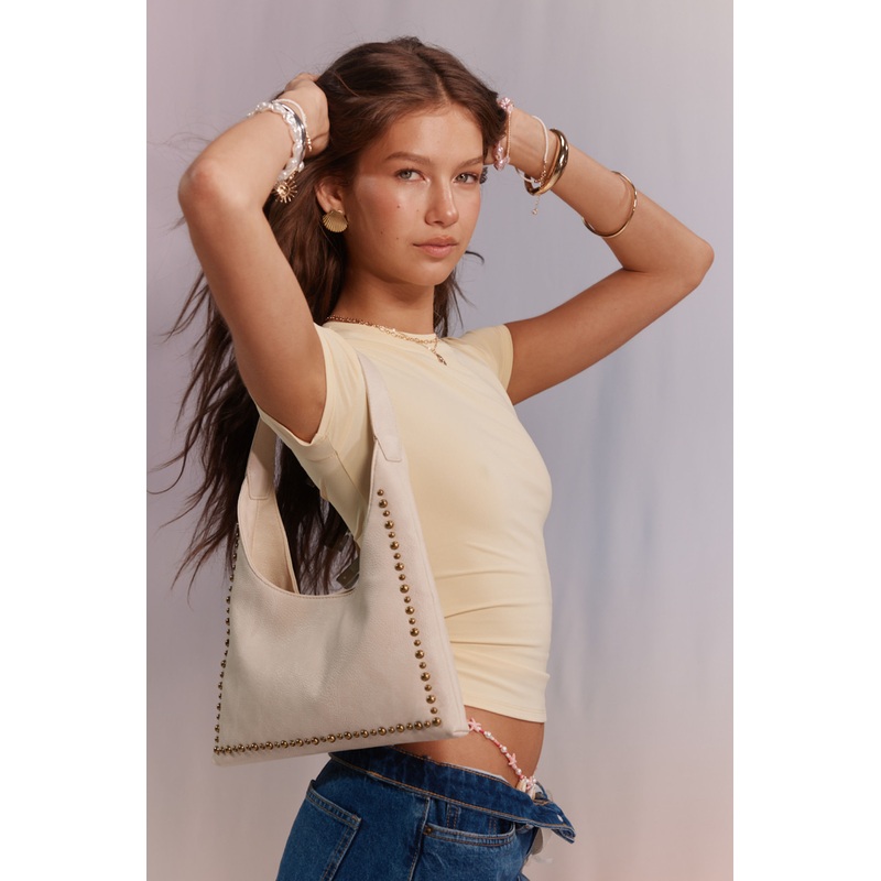 Rosalia Stud Shoulder Bag|OS