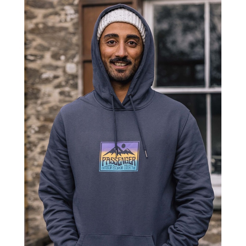 Grounded Bio-Baumwoll-Hoodie – Holzkohle