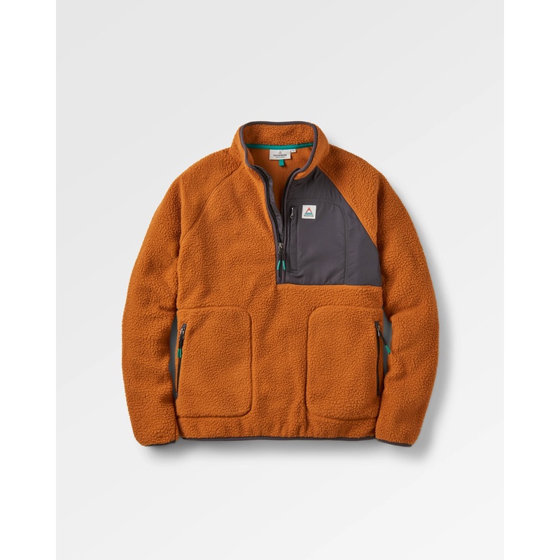 Offgrid 2.0 1/2 Zip Recyceltes Sherpa-Fleece – Glasierter Ingwer