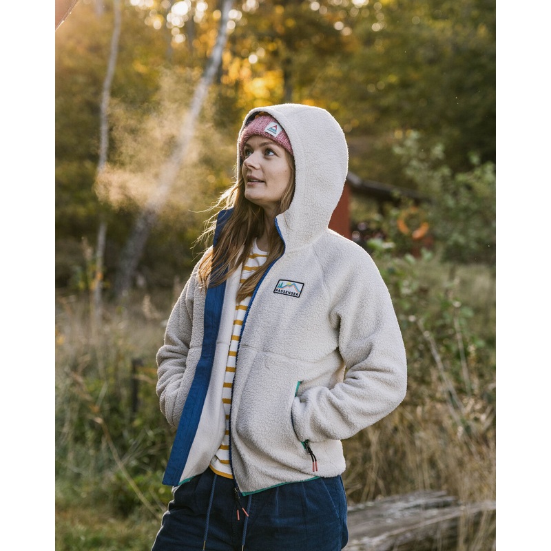 Nordkste 2.0 Full Zip Recyceltes Sherpa-Fleece – Hafermehl