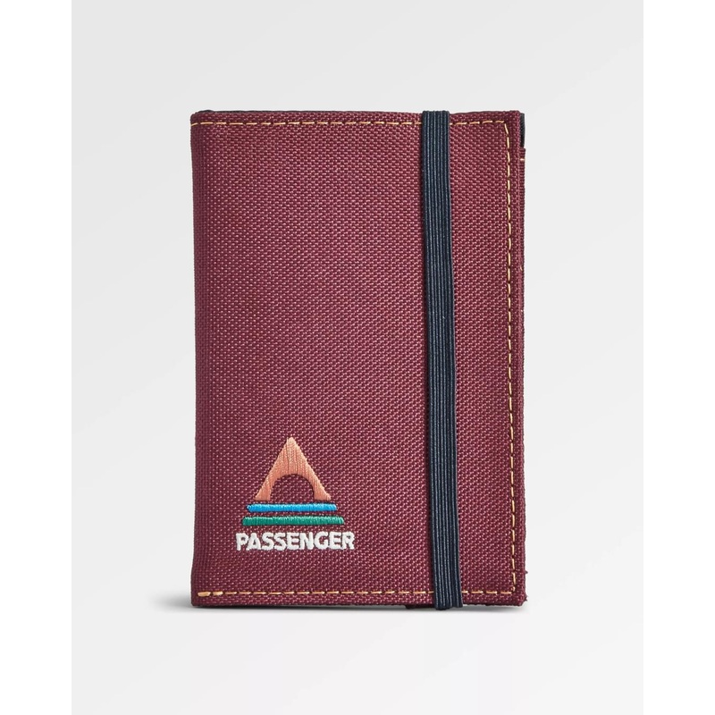 Essentials 2.0 Recycelte Geldbrse – Burgunderrot