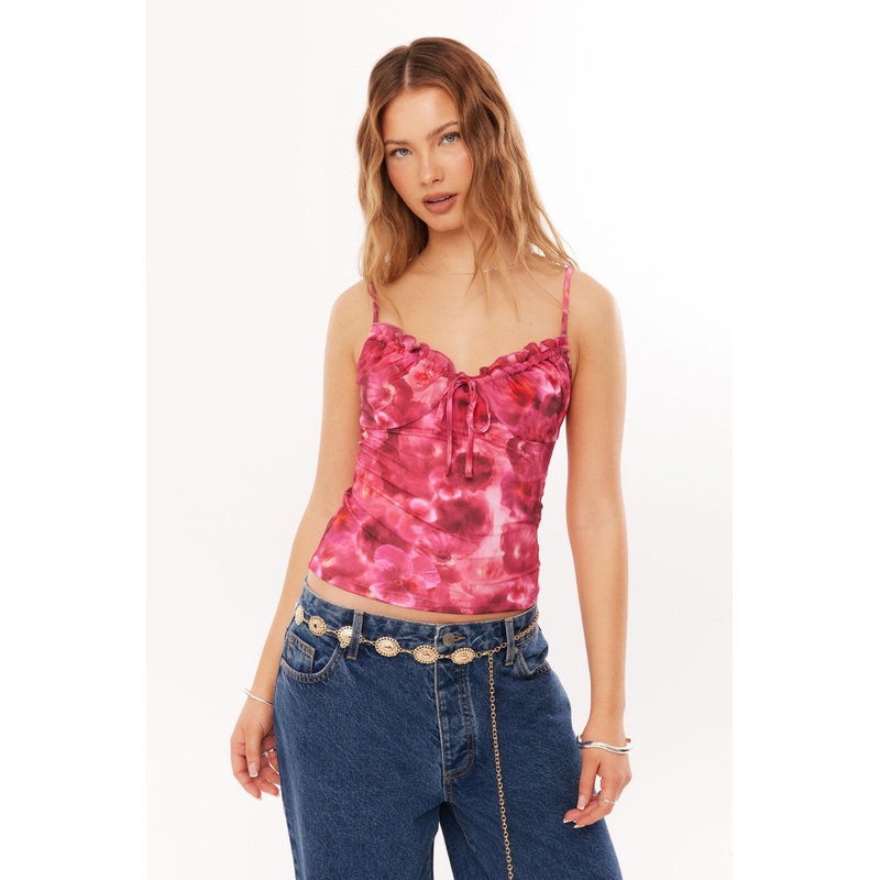 Tiana Sweetheart Mesh Cami|3XS|2XS|XS|S|M|L|XL