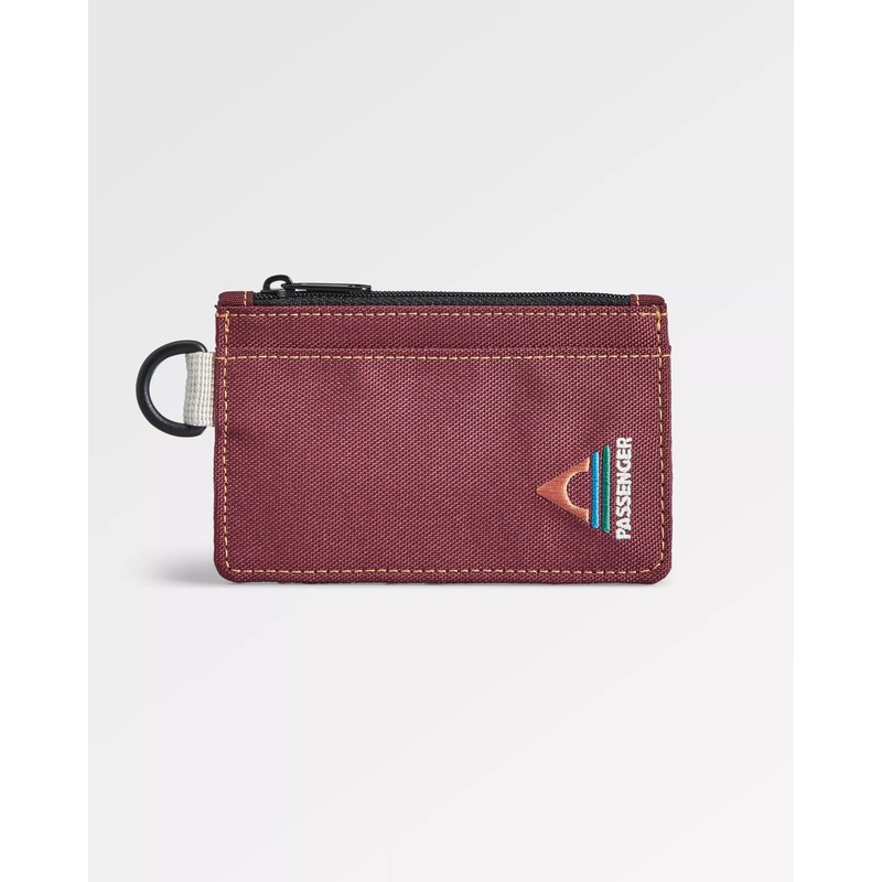 recycelter Kartenhalter – Burgunderrot