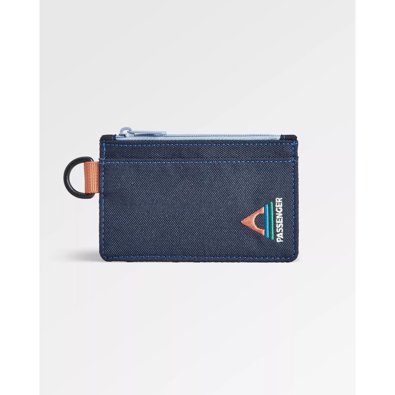 recycelter Kartenhalter – Dunkler Denim