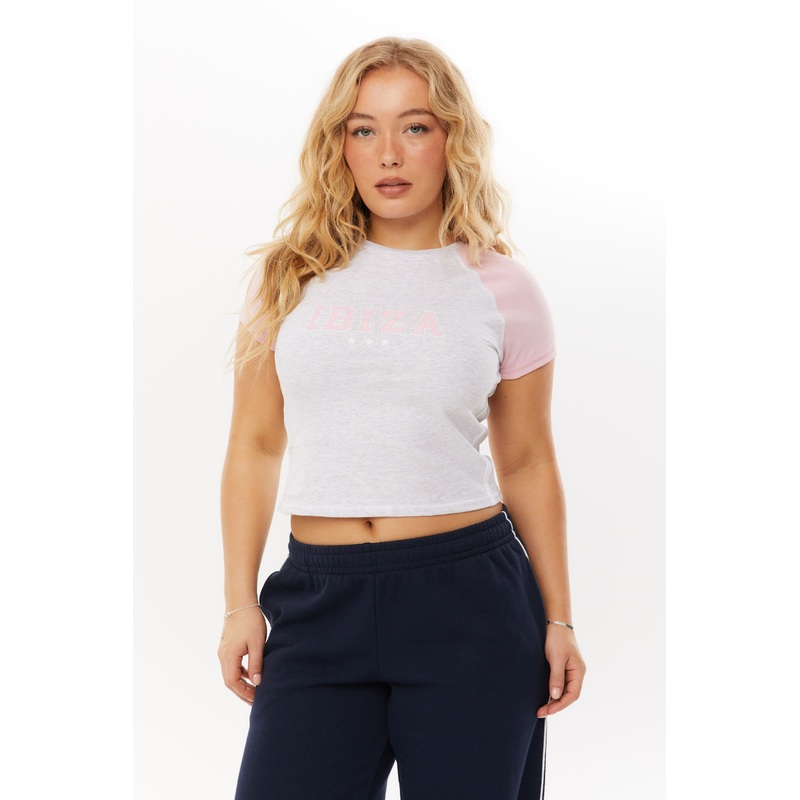 Rory Raglan Ibiza Graphic Tee|2XS|XS|S|M|L|XL