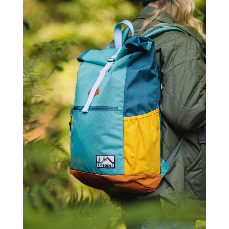 Backwoods Recycelter Rolltop 32L Rucksack – Mehrfarbig