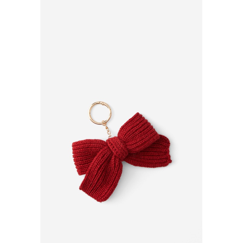 Crochet Bow Bag Charm|OS