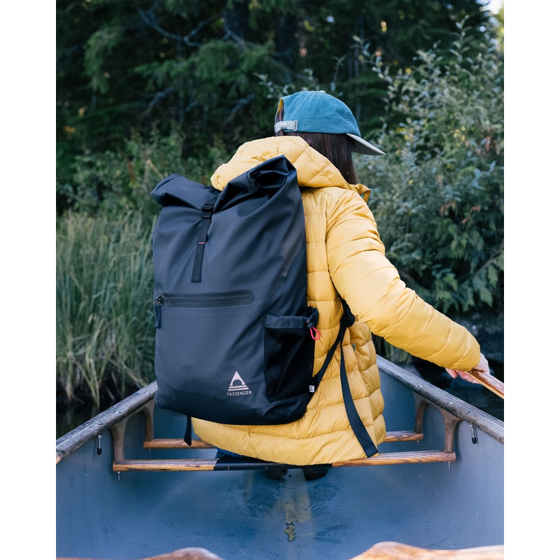 Crossing Roll Top Rucksack – Holzkohle/ Schwarz