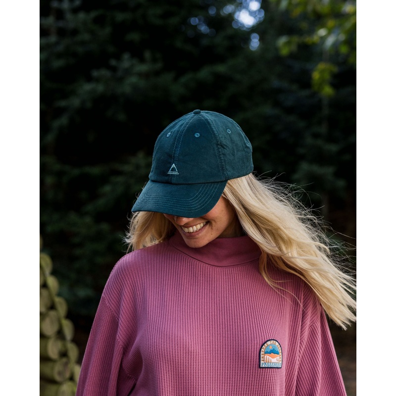 Fade Recyceltes Cord 6-Panel-Cap – Tiefsee