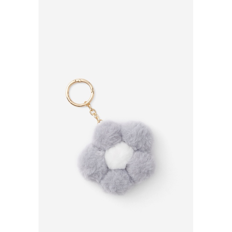 Fluffy Flower Bag Charm|OS