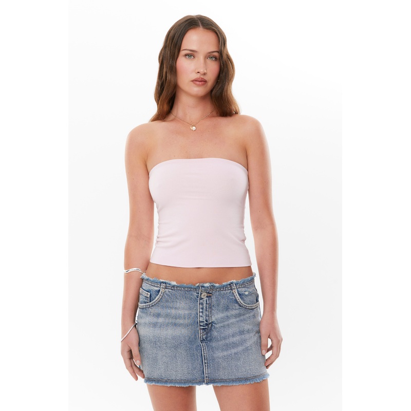 Frayed Denim Mini Skirt|4|6|8|10|12|14|16