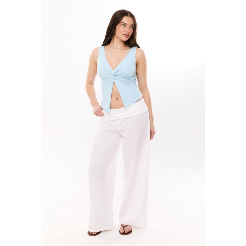 Soft Charlotte Twist Front Tank