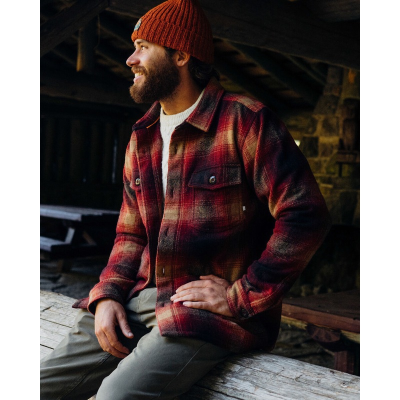 Barren Overshirt – Weinrot|S|M|L|XL|XXL