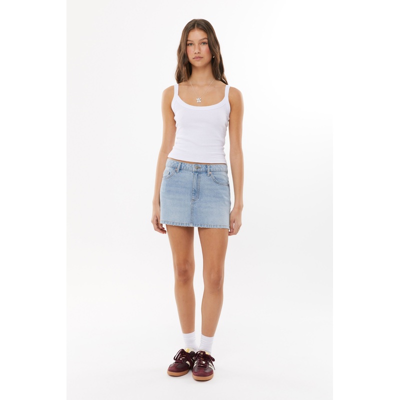 Maya Denim Mini Skirt|4|6|8|10|12|14|16|18