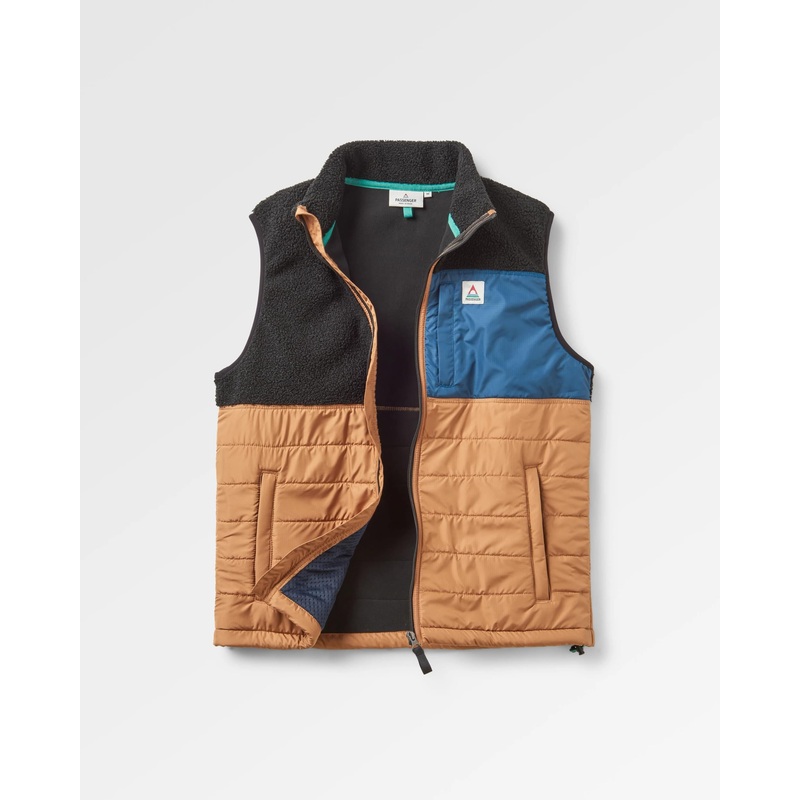 Born Explorer Recyceltes Polar-gefttertes Sherpa-Top – Schwarz