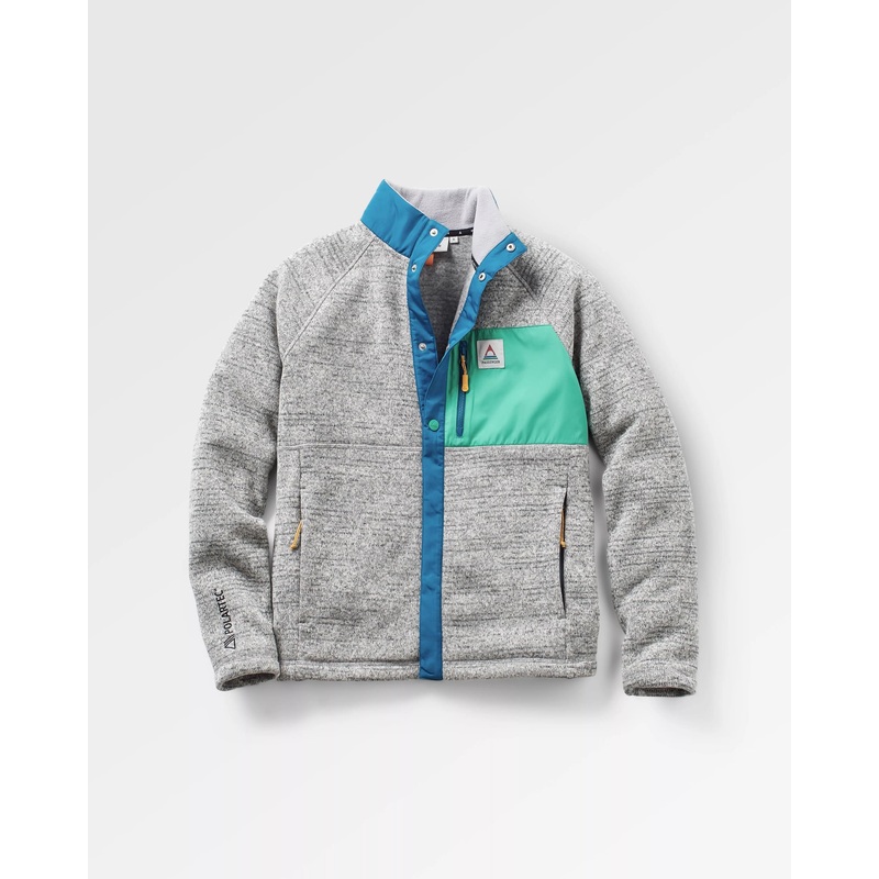 Amber Recyceltes Polartec Fleece – Graumeliert