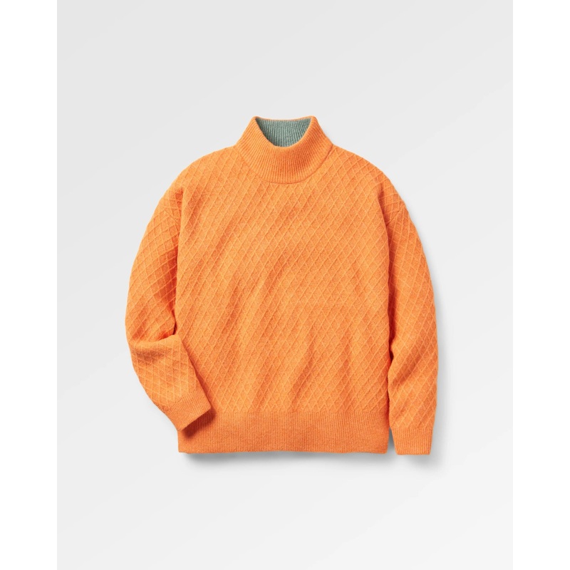 Hinterland Recycelter Gestrickter Pullover – Apricot