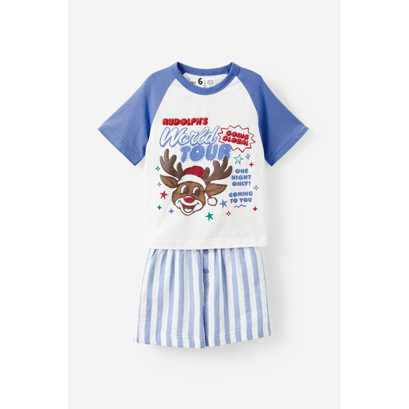 Kids  Boxer Pj Set Family Christmas