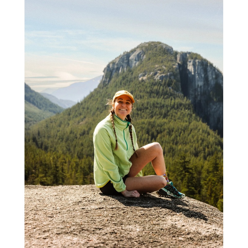 Sorrel recyceltes Polarfleece – Grne Feige