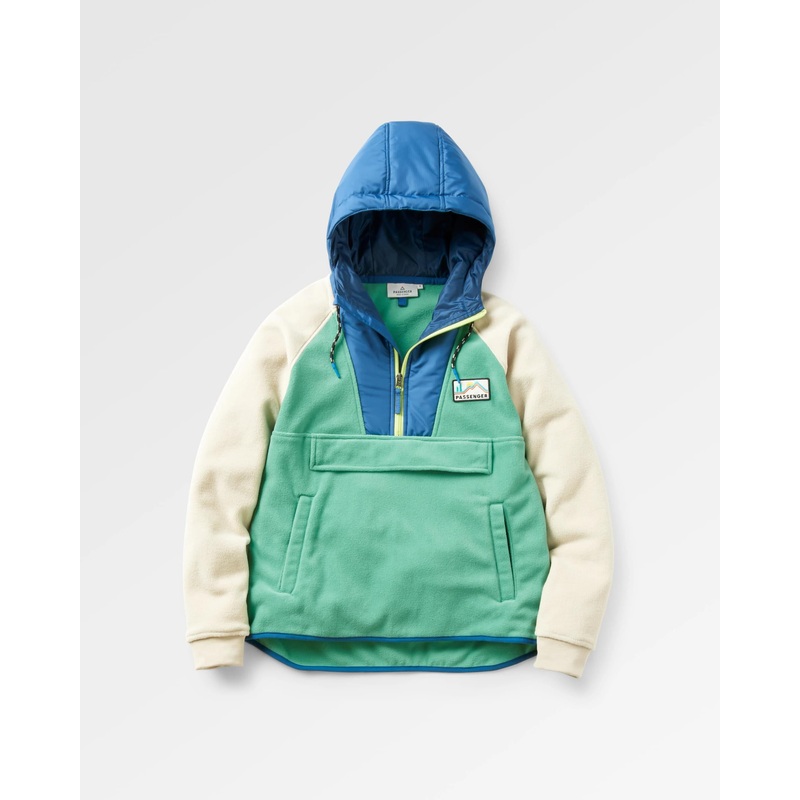 Alexander Recyceltes Polar-Kapuzenfleece – Grne Fichte