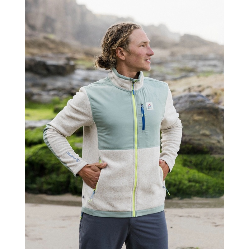 Backroads Recyceltes Polartec Fleece – Birke meliert