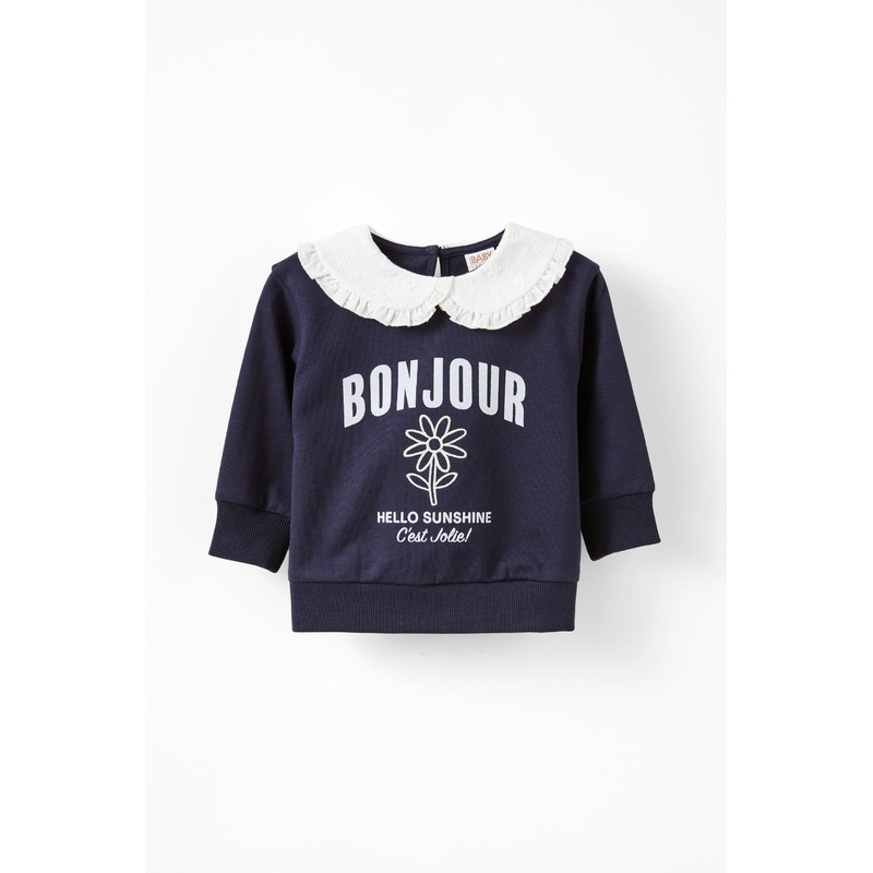 Claire Broderie Collar Top|0-3M|3-6M|6-12M|12-18M|18-24M