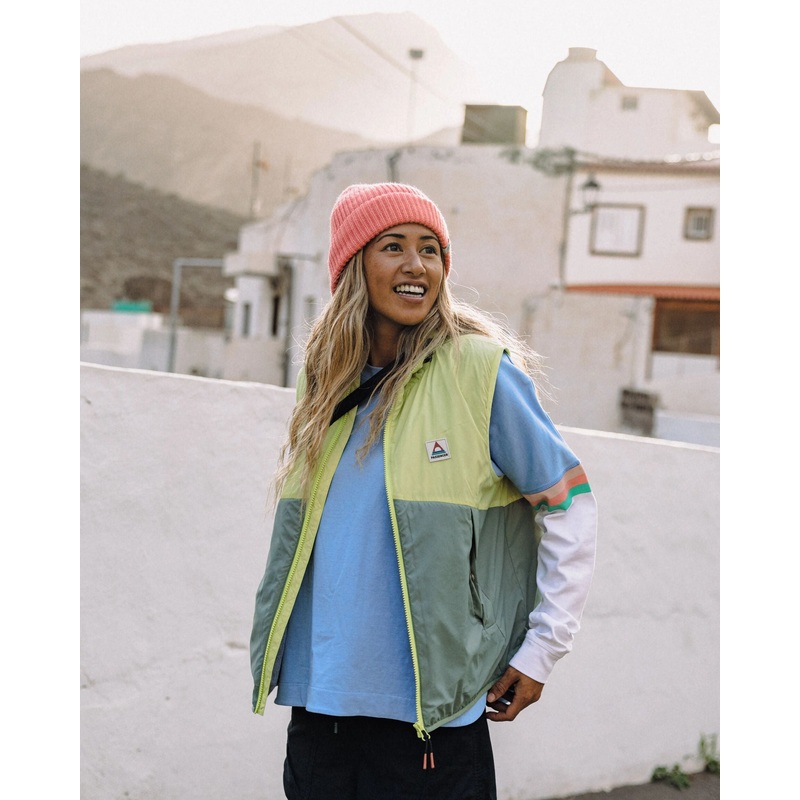 Moonlight Recyceltes Isoliertes Top – Pistazie