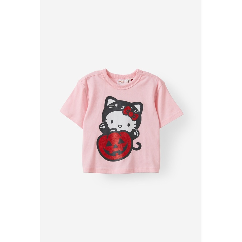 Hello Kitty Short Sleeve Tee|0-3M|3-6M|6-12M|12-18M|18-24M