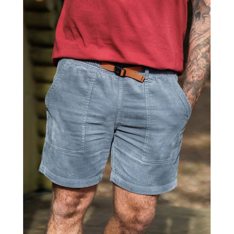 Topanga Cord-Short – Sturmgrau