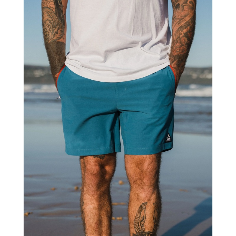 Traveller Bio Allzweck-Shorts – Blauer Stahl