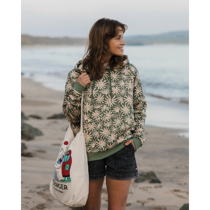 Arame Bio-Baumwoll Hoodie – Seegras/Pistazie