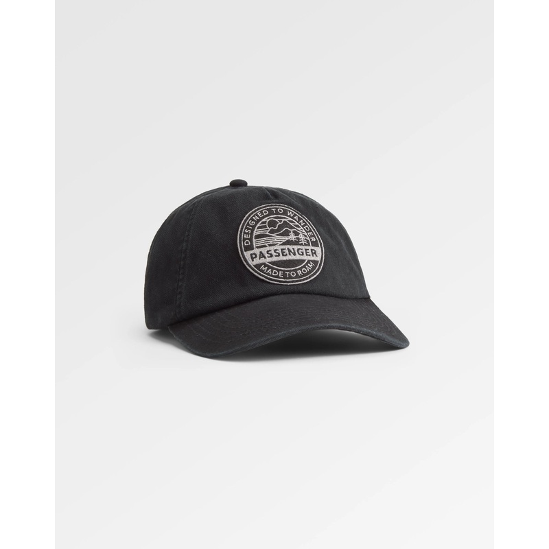 Odyssey Recycelte 5-Panel-Kappe – Schwarz