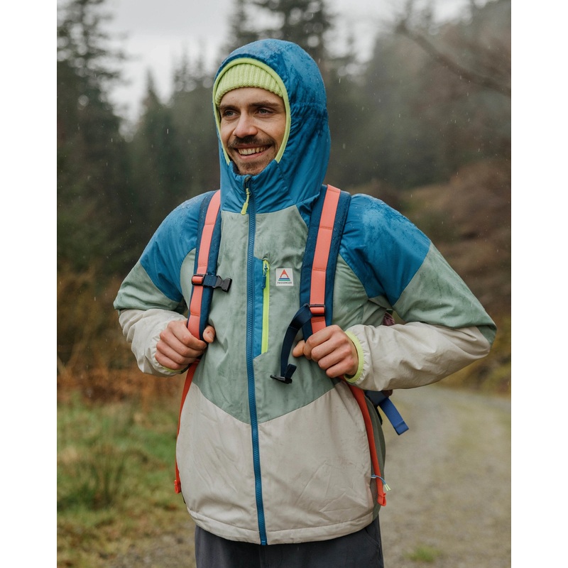 Daybreak Light Recycelte Thermore Isolierte Jacke – Pistazie/Blaustahl