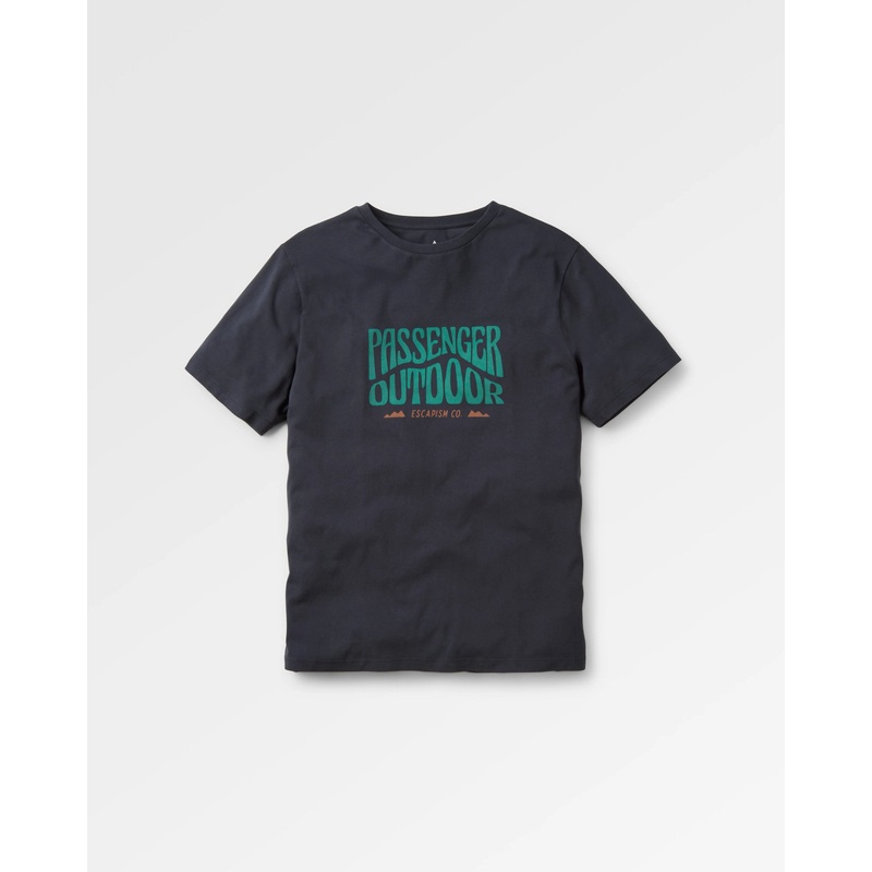 Yuca Recyceltes Baumwoll-T-Shirt – Schwarz